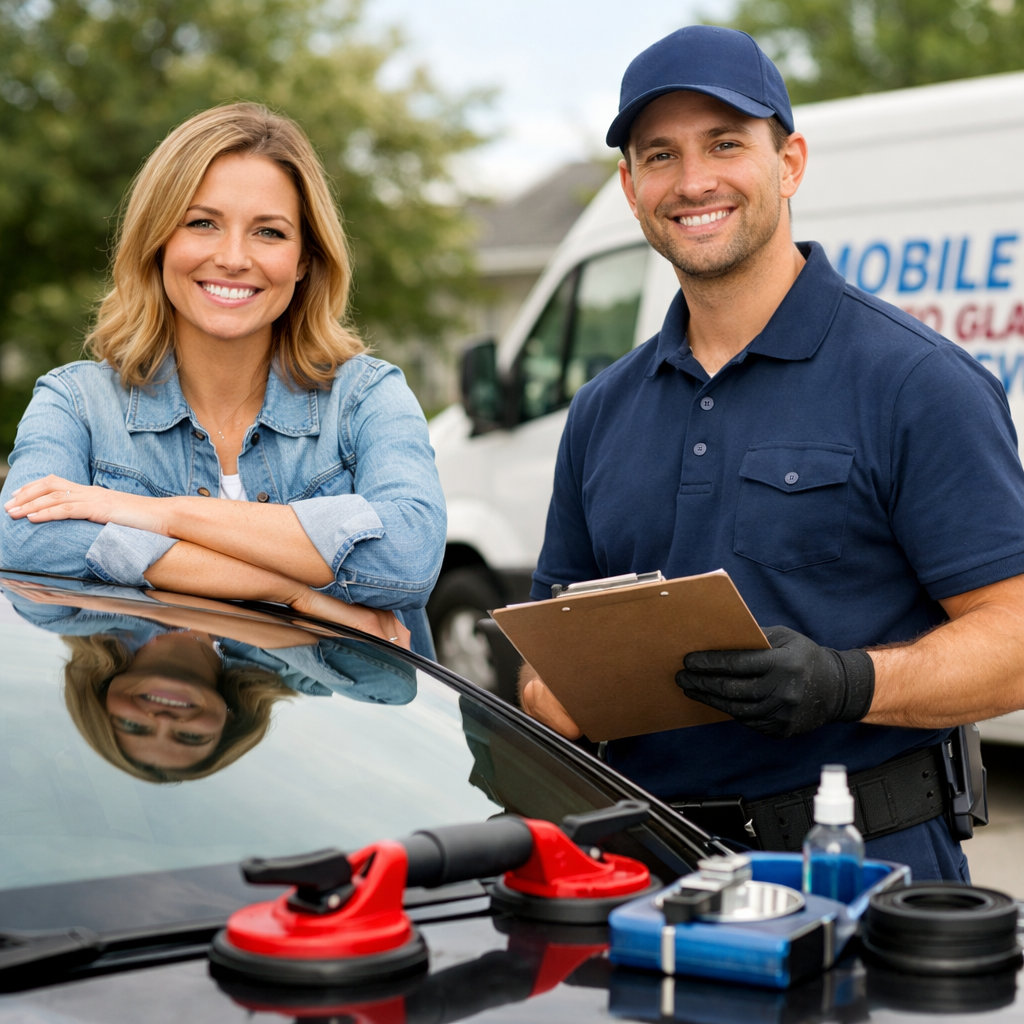 Glass Man professional auto glass repair service in San Diego providing expert windshield solutions